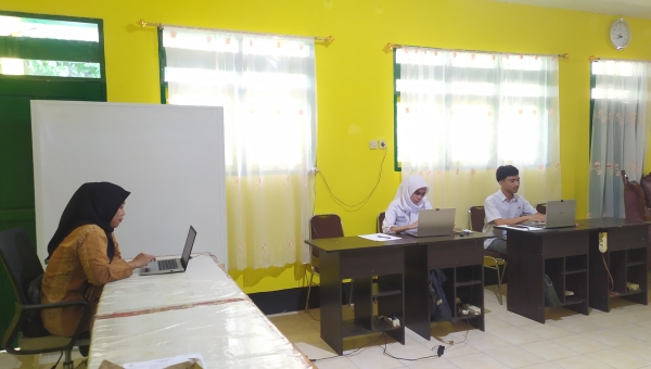 Pelaksanaan Hari ke Dua  ANBK SMALB SLB ABCD Muhammadiyah